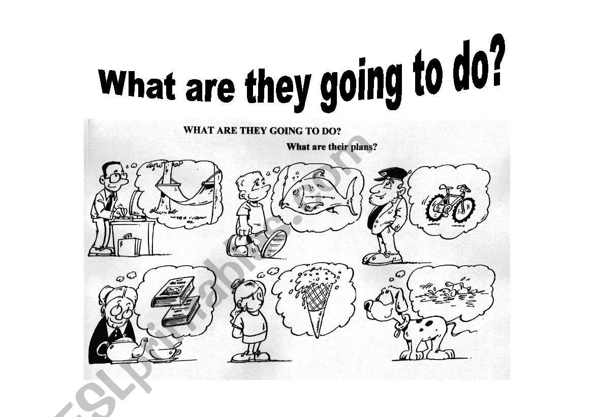 What are they going to do? worksheet