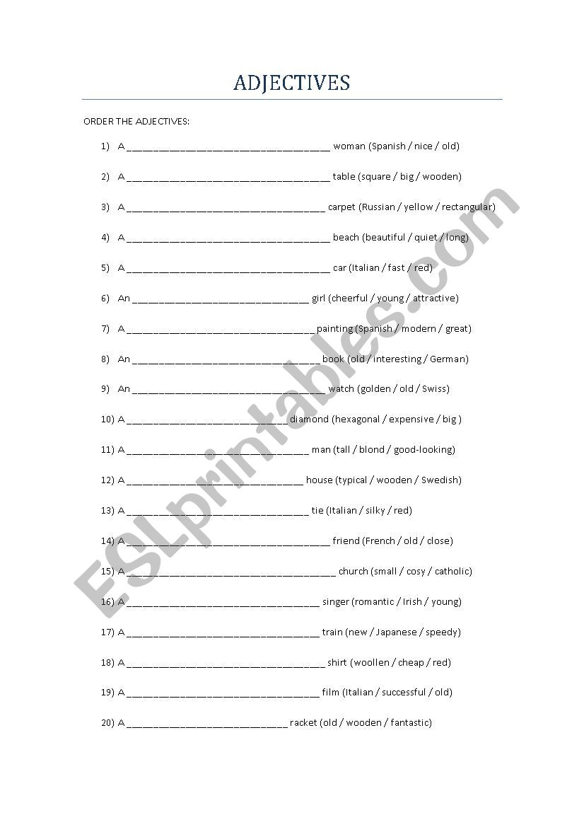 ordering-the-adjectives-esl-worksheet-by-tamtamtam