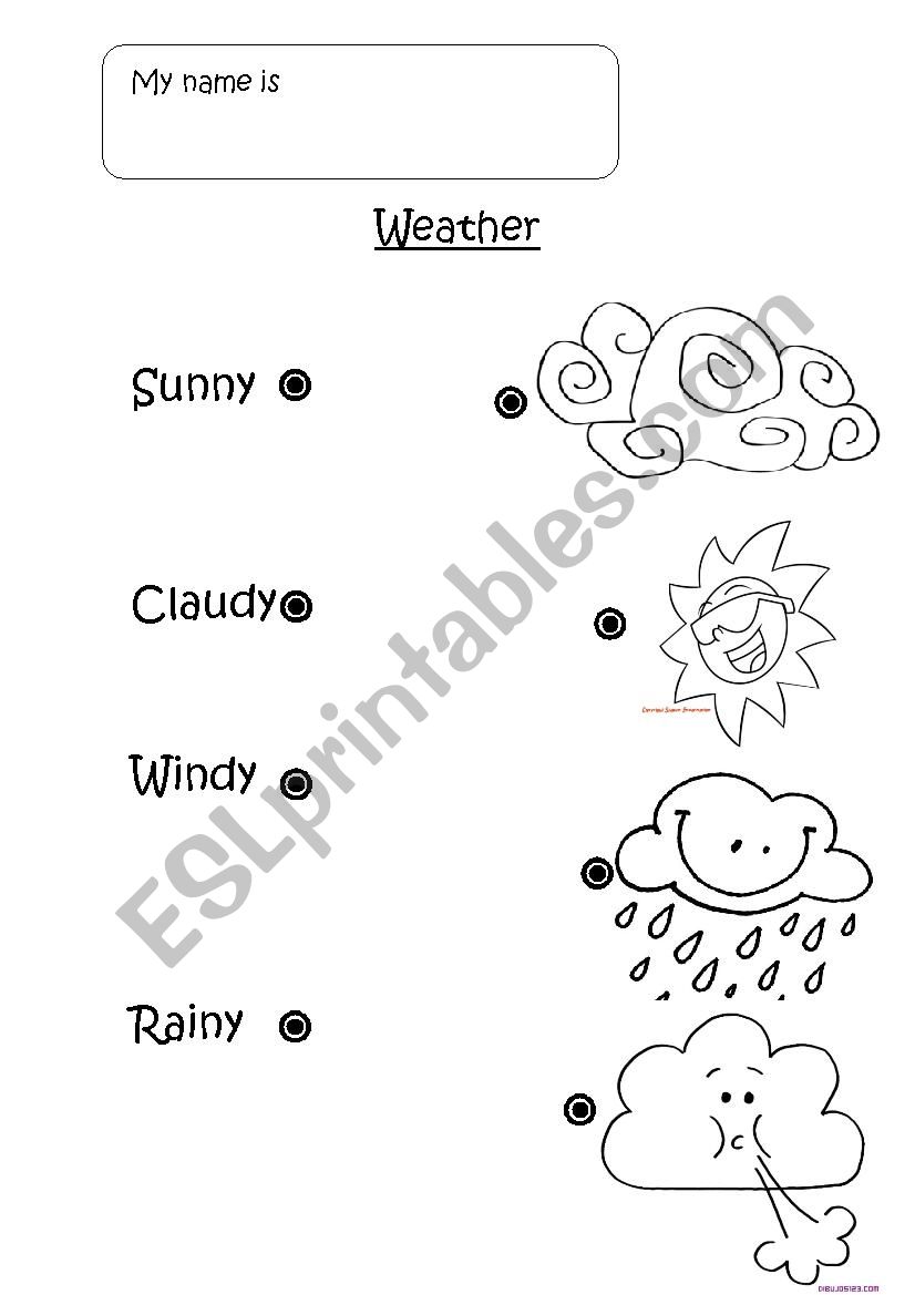 weather  worksheet