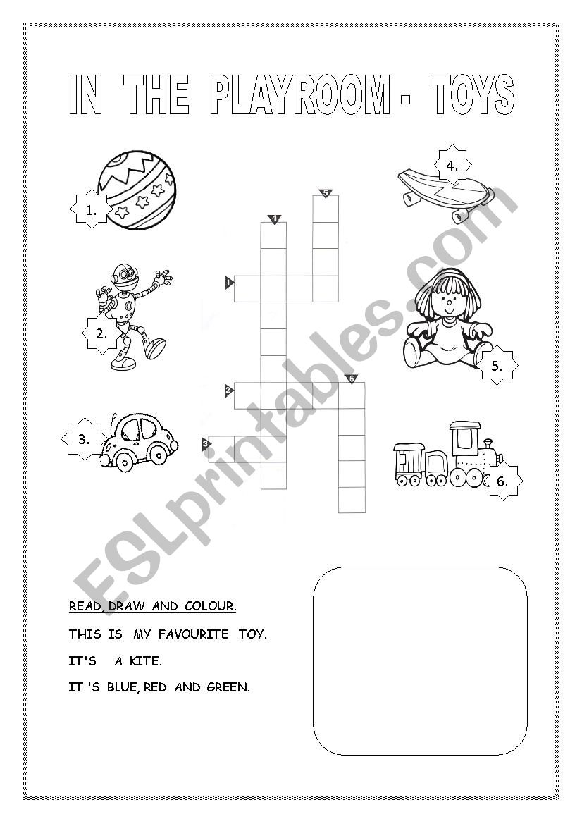 TOYS worksheet