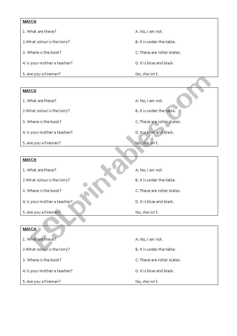 Match and put in order for children ( school, numbers) 