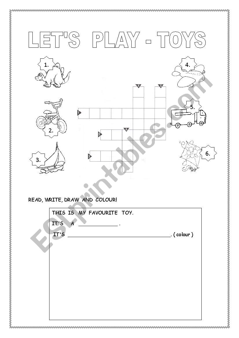 TOYS HAPPY  STREET worksheet