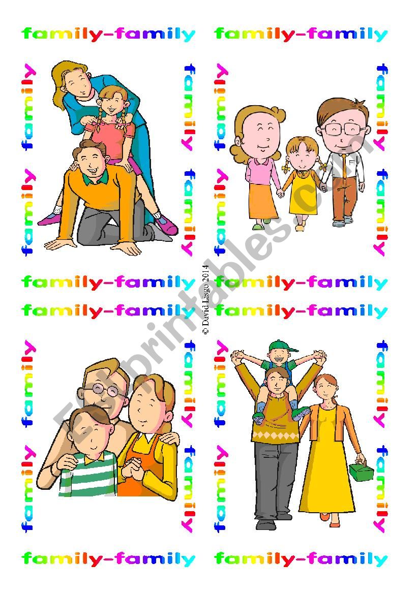 Family Flash Cards: 89-100 worksheet