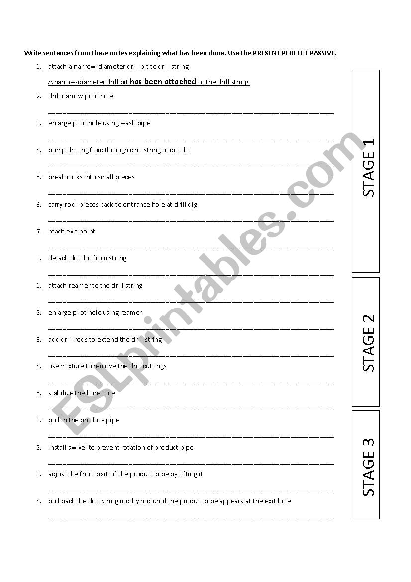 Passive Voice worksheet