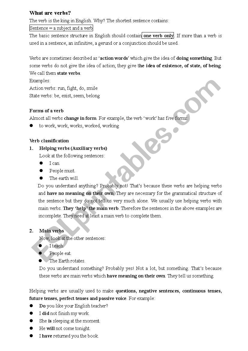 types-of-verb-esl-worksheet-by-palace-cheung