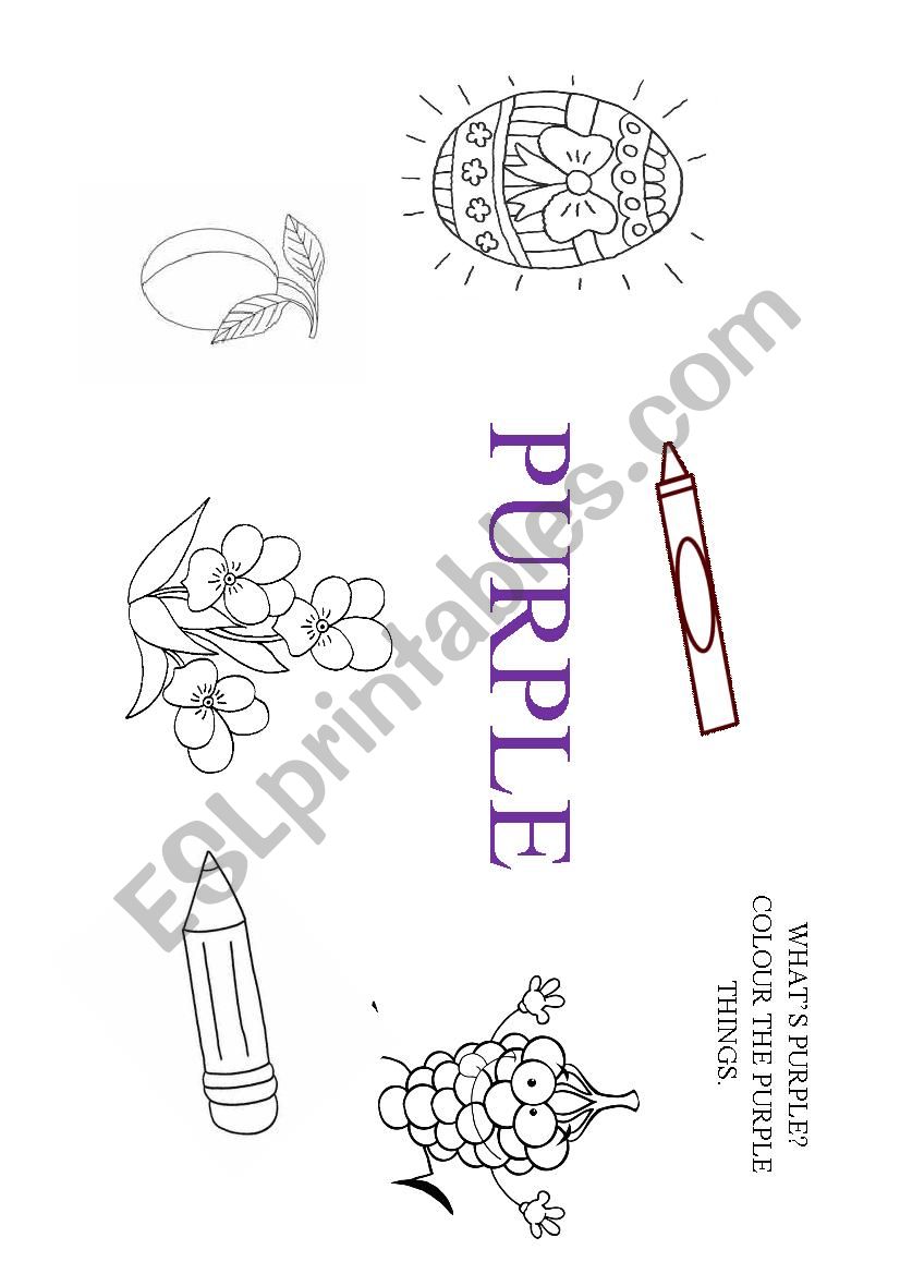 Purple worksheet