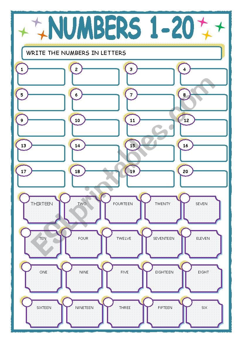 numbers-1-20-esl-worksheet-by-bcarito