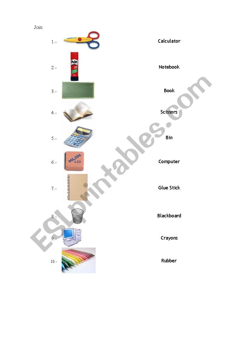 Vocabulary. Classroom worksheet