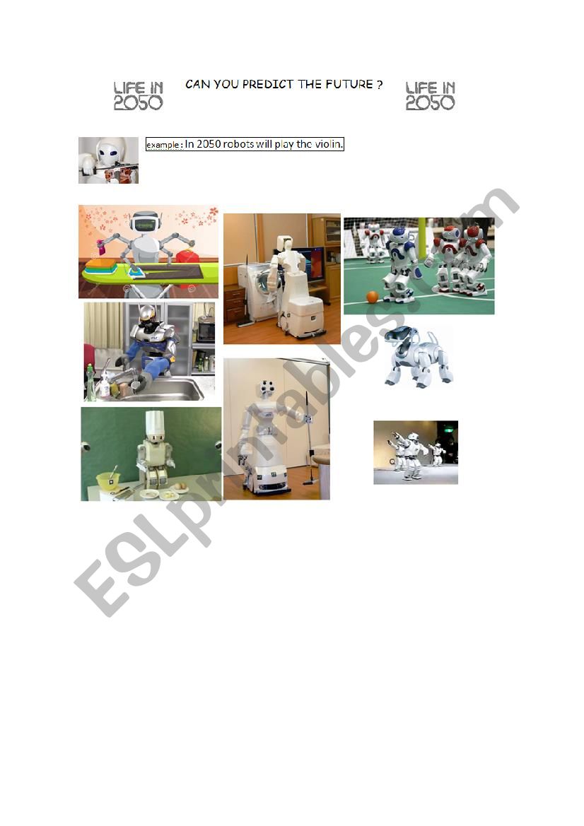 Can you predict the future worksheet