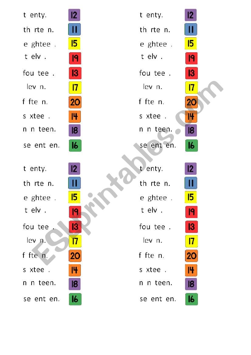 numbers-10-to-20-esl-worksheet-by-giseldal