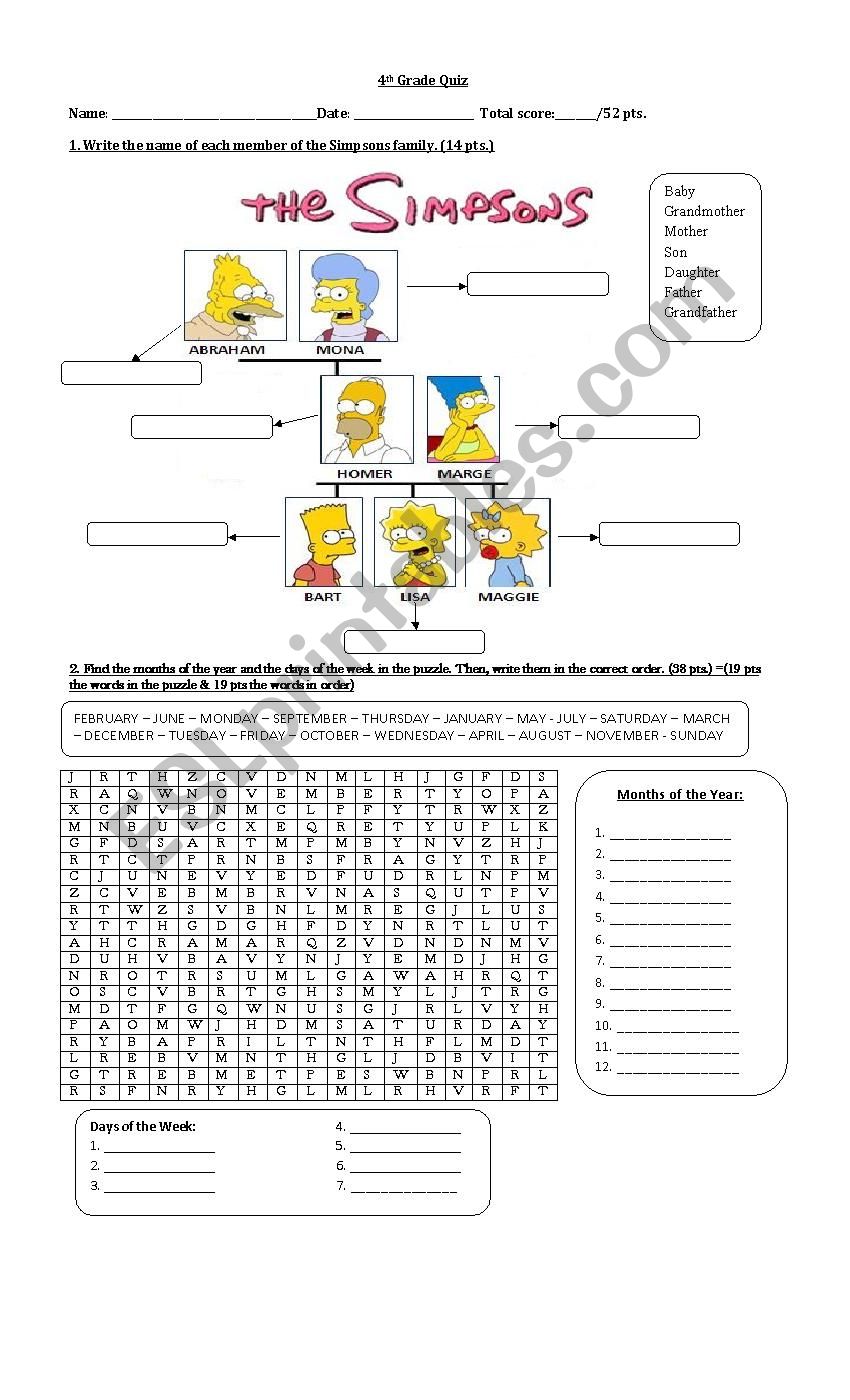 vocabulary Quiz or worksheet  worksheet