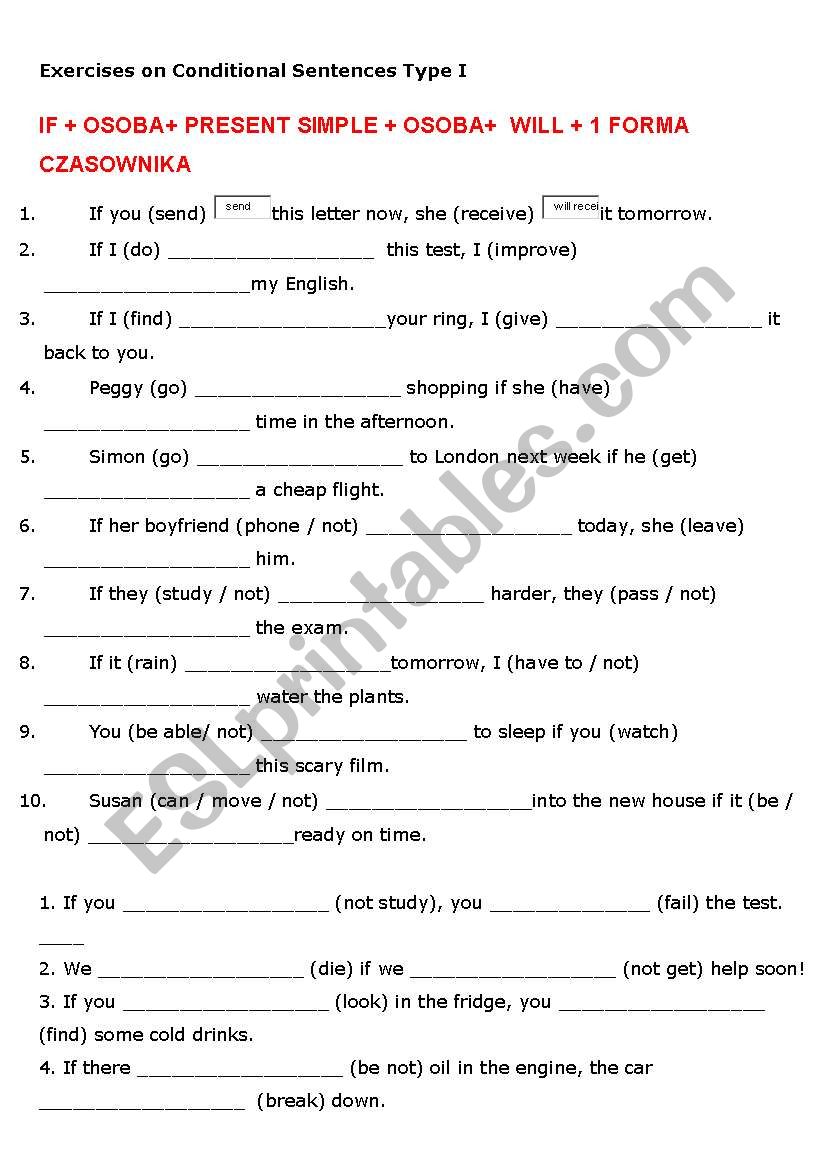 ENGLISH 8 UNIT 7 GRAMMAR CONDITIONAL TYPE 1 2 online exercise for