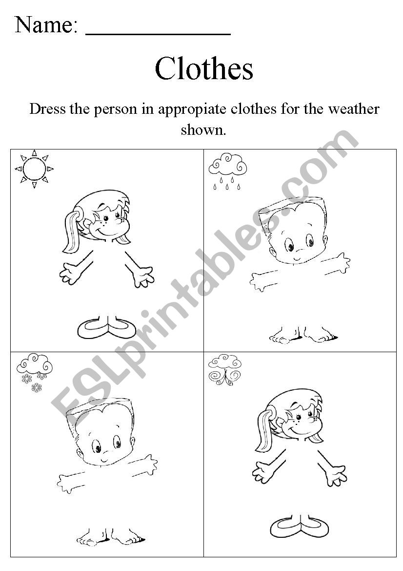 Clothes 2 worksheet