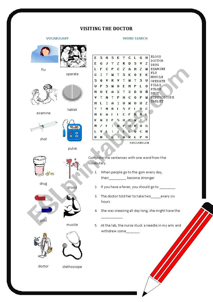 visiting-the-doctor-esl-worksheet-by-vazalarcone