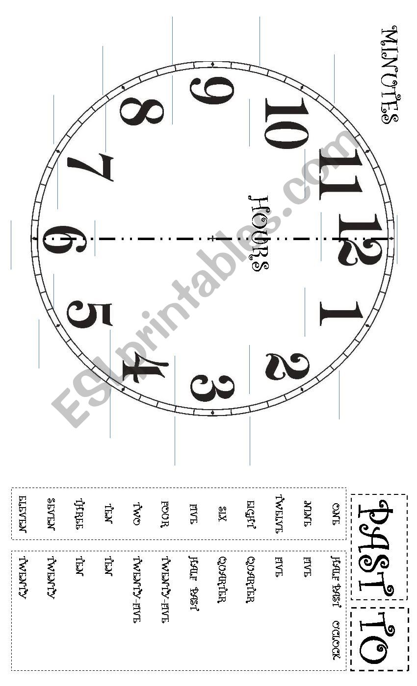 THE TIME worksheet