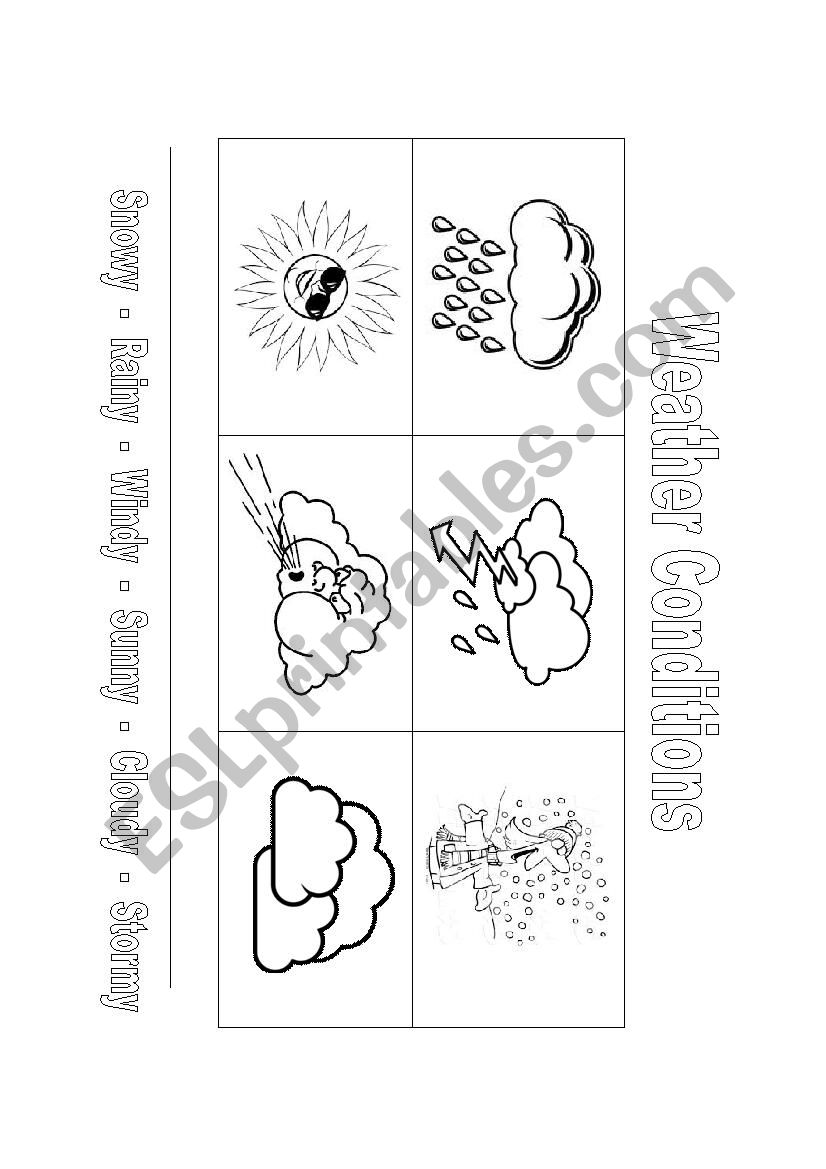 Weather Conditions worksheet