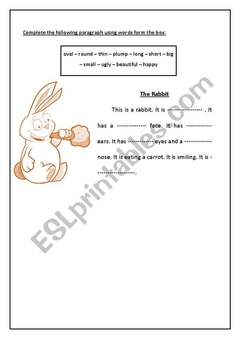 cloze test worksheet