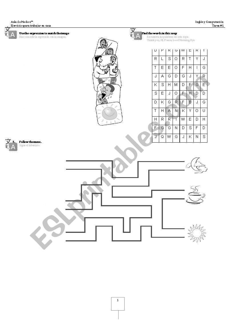 Basic class worksheet