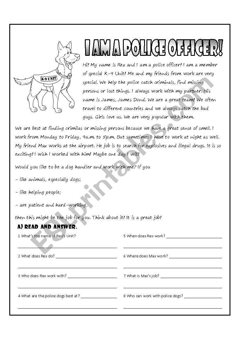 Jobs - Happy Street 2 worksheet