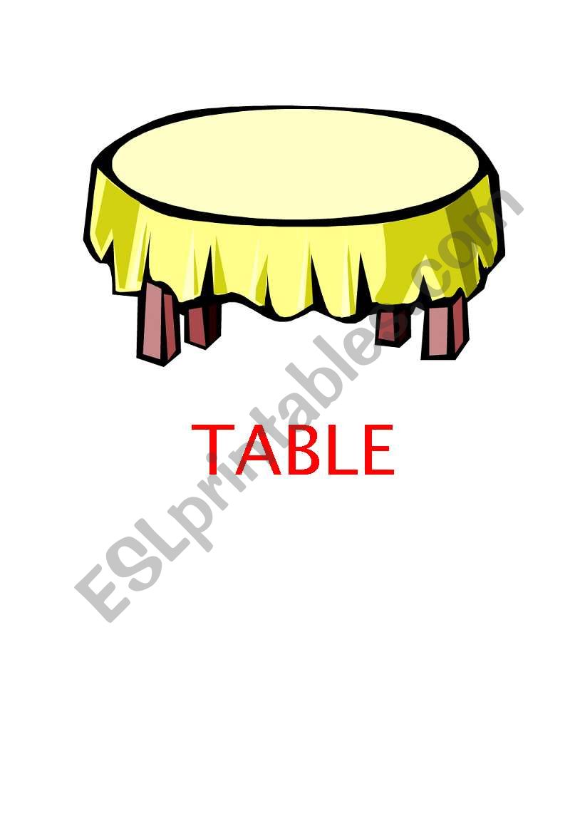 Table worksheet