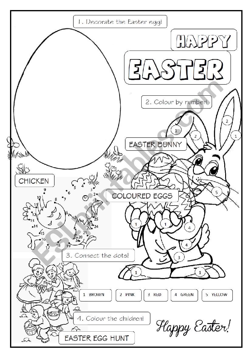 Easter worksheet