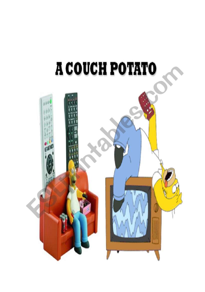 couch potato worksheet