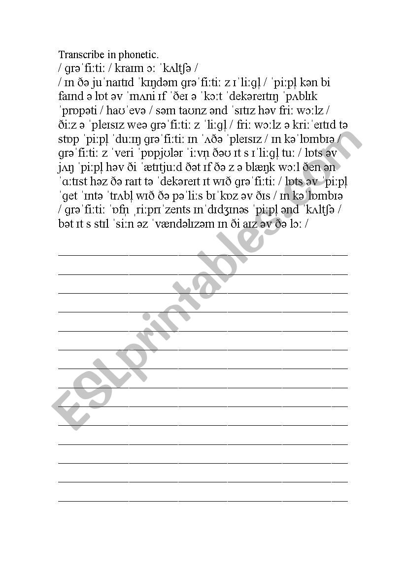 WRITE IN NORMAL SPELLING worksheet