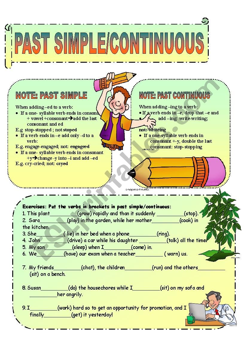 past-simple-continuous-spelling-rules-and-exercises-esl-worksheet-by-dackala