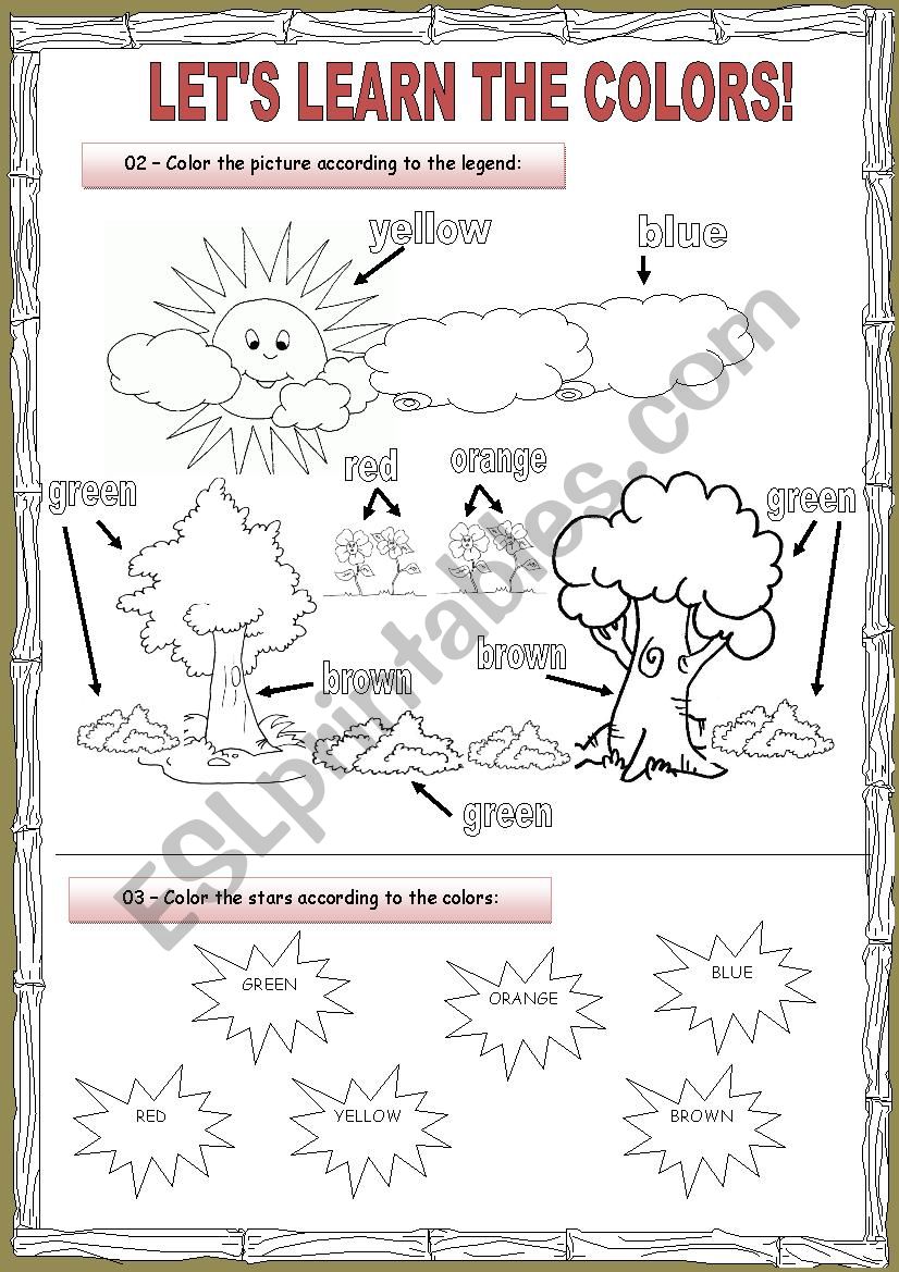 COLORS FOR KIDS - PART 2 worksheet