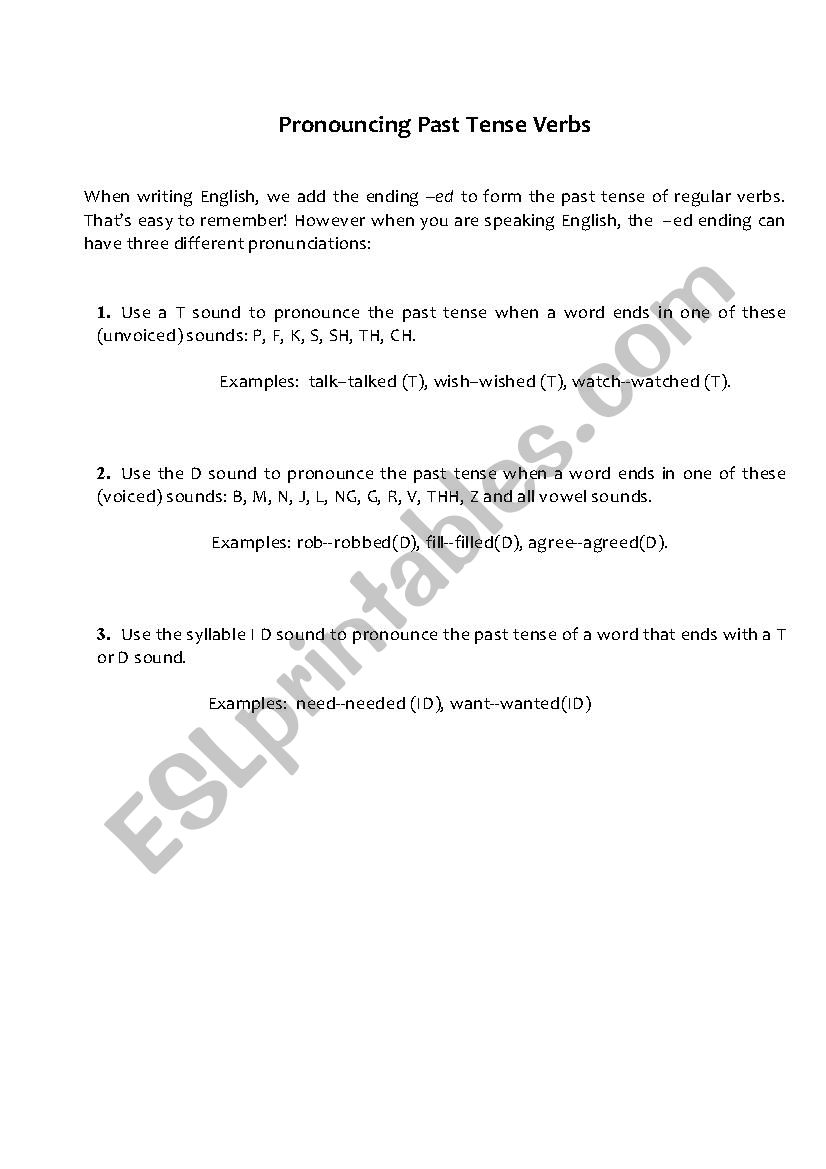 ED  worksheet