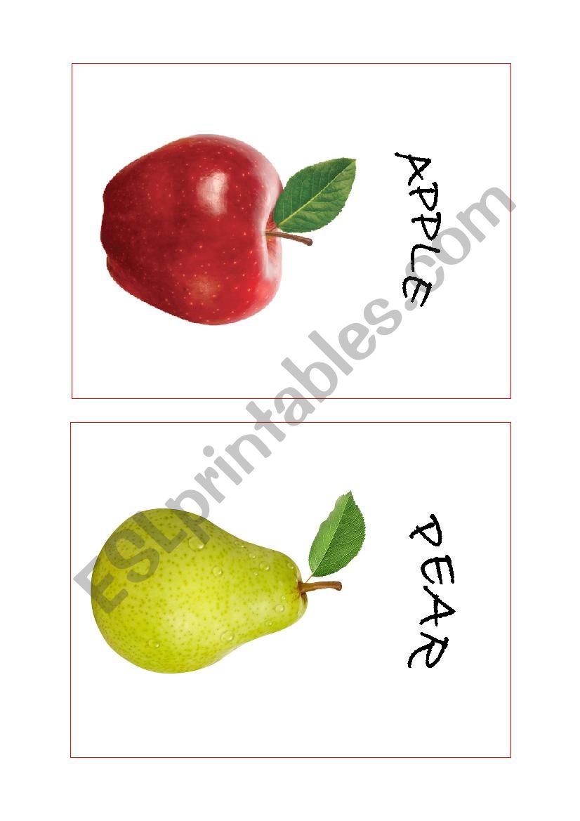 Fruits and vegetables Flashcards PART 4