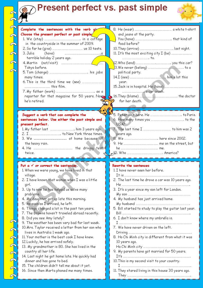 Present perfect vs. simple past