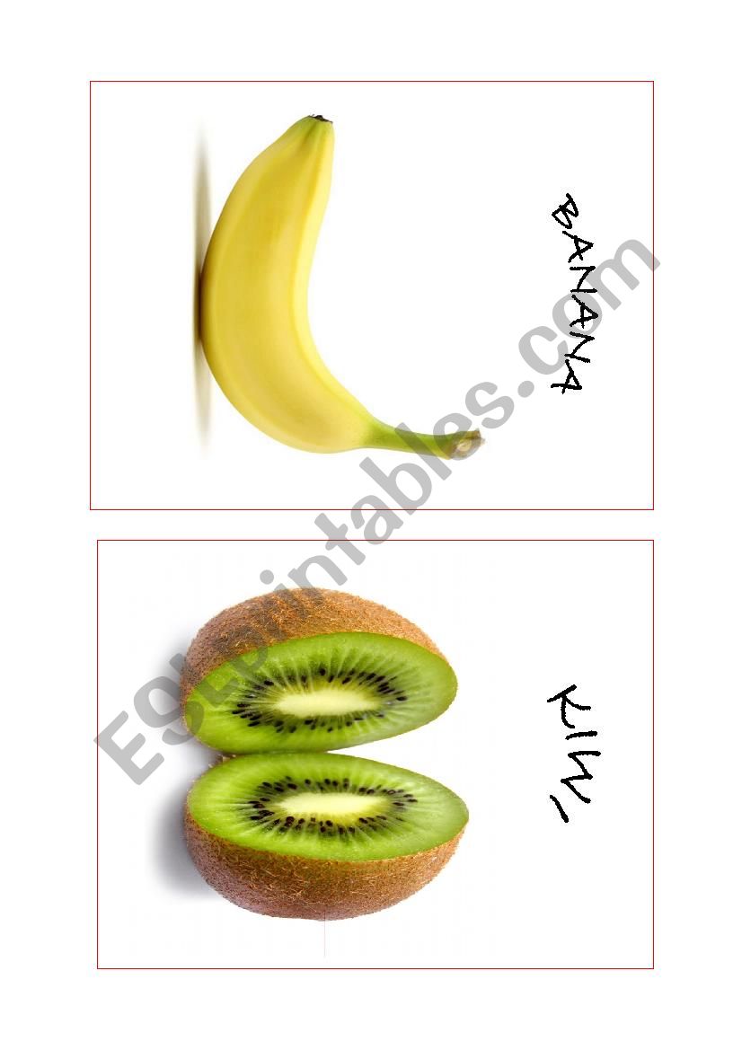 Fruits and vegetables Flaschcards PART 5