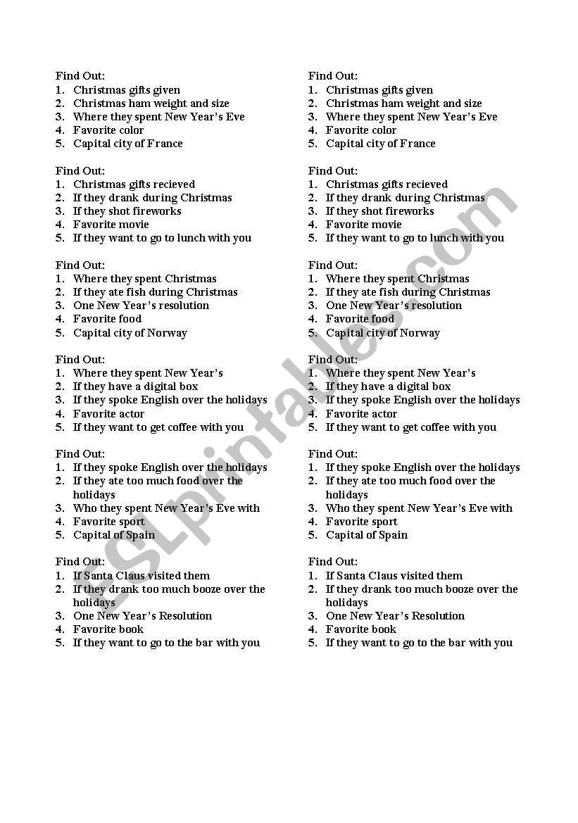 Role play Dialogue exercise worksheet