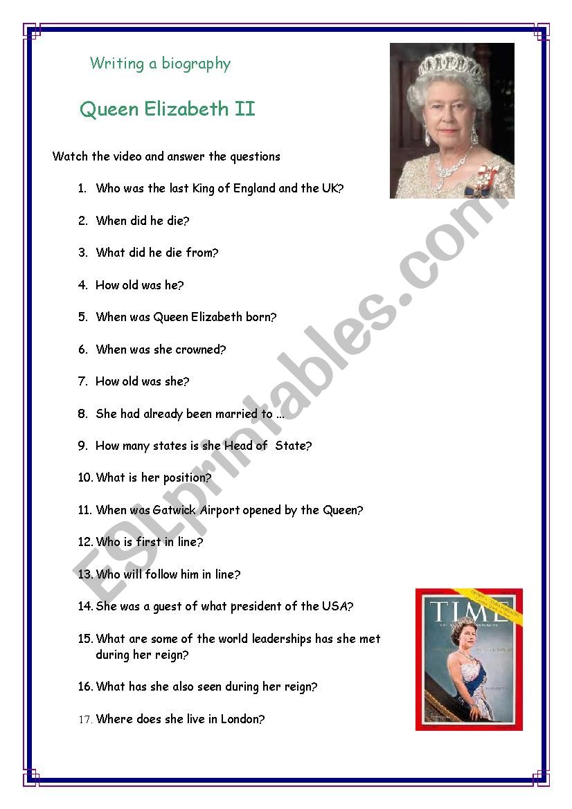 biography of queen elizabeth 2 ks2