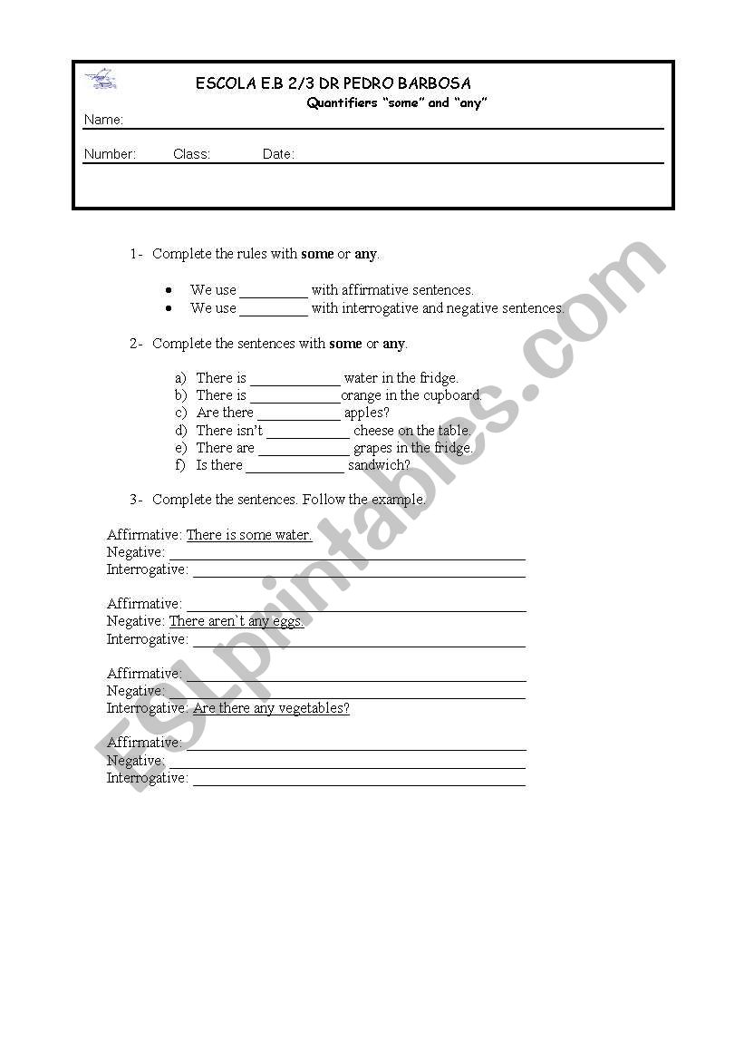 quantifiers some and any worksheet