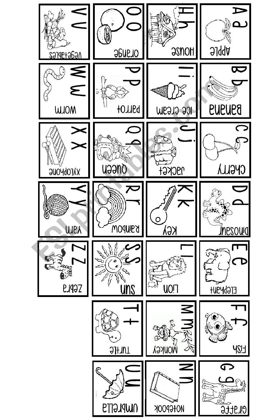 Alphabet  worksheet