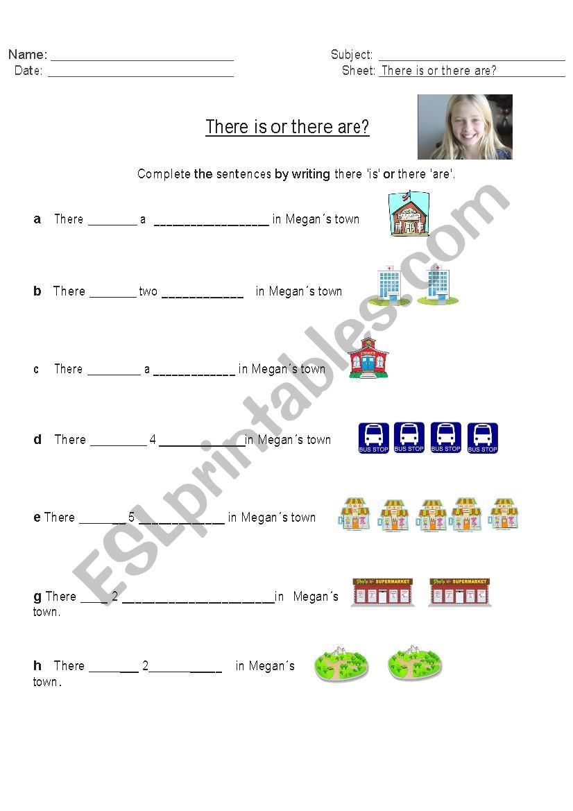 There is or there are? worksheet
