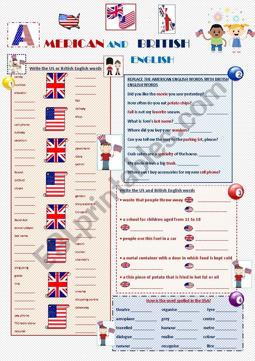 american-and-british-english-esl-worksheet-by-bbubble