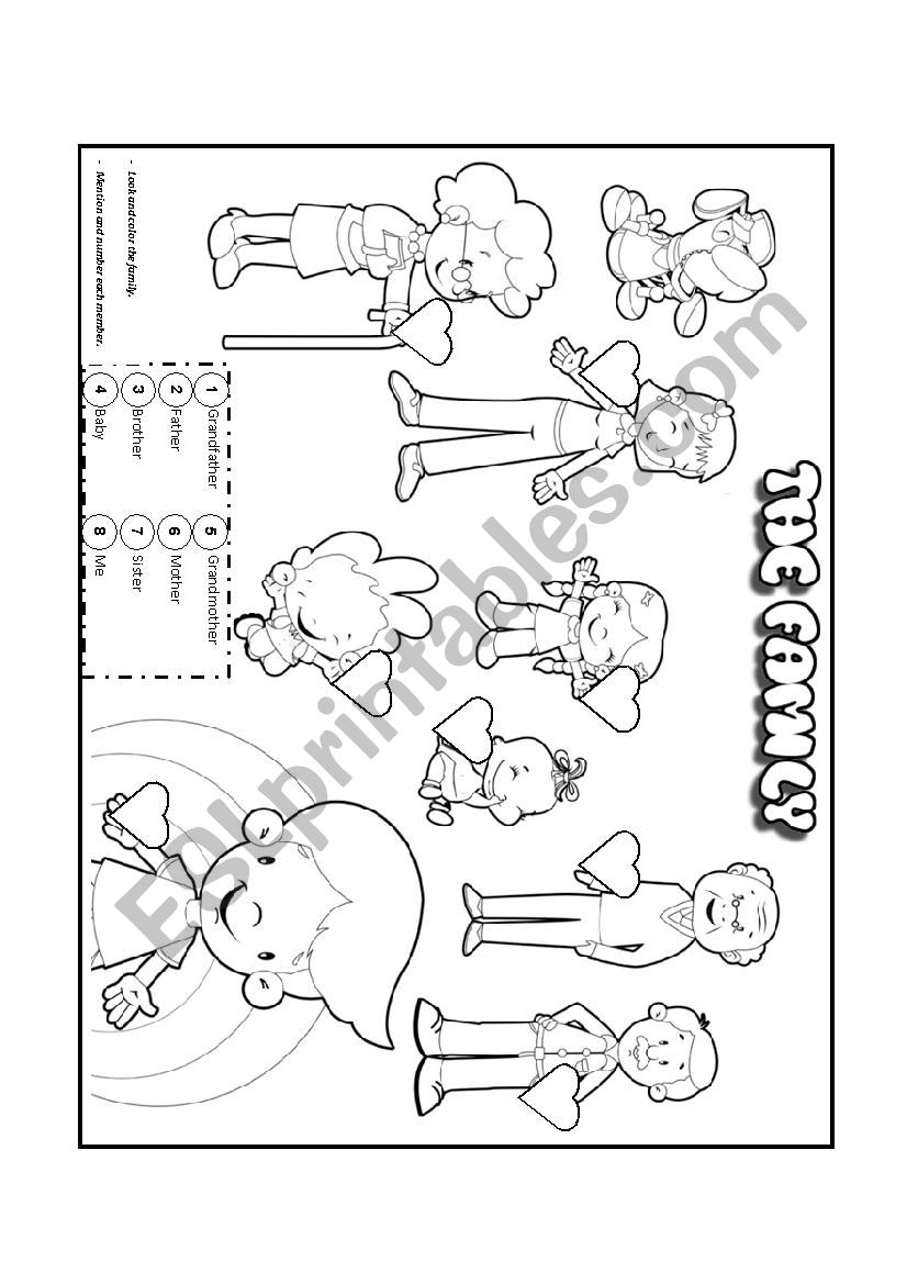 the family worksheet