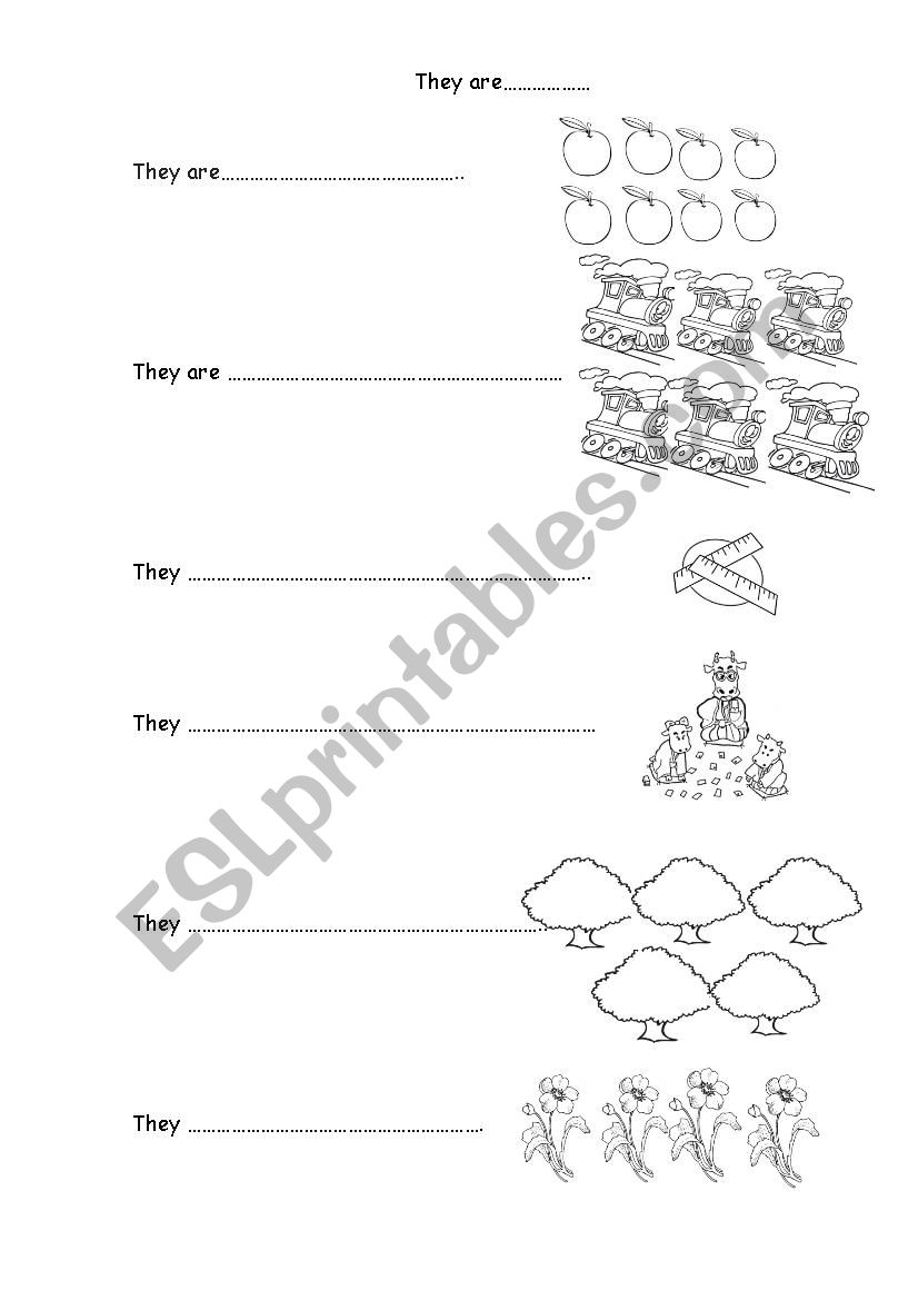 Plurals worksheet