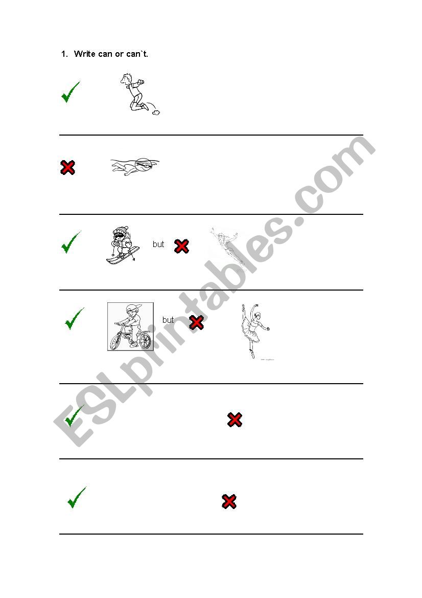 Sports worksheet