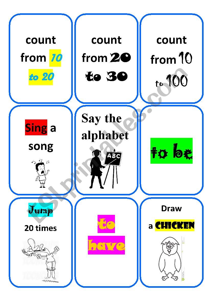 Revision game for children - part 1 (editable)