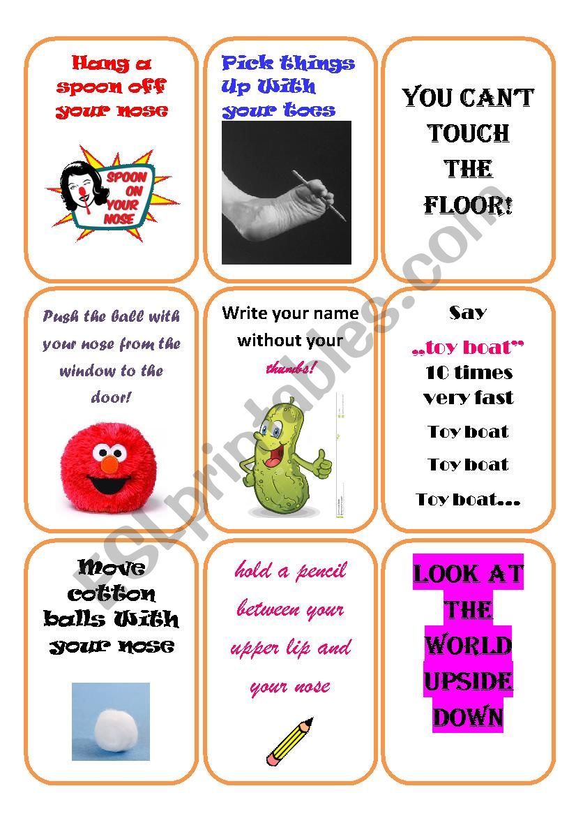 Revision game for children - part 4 (editable)