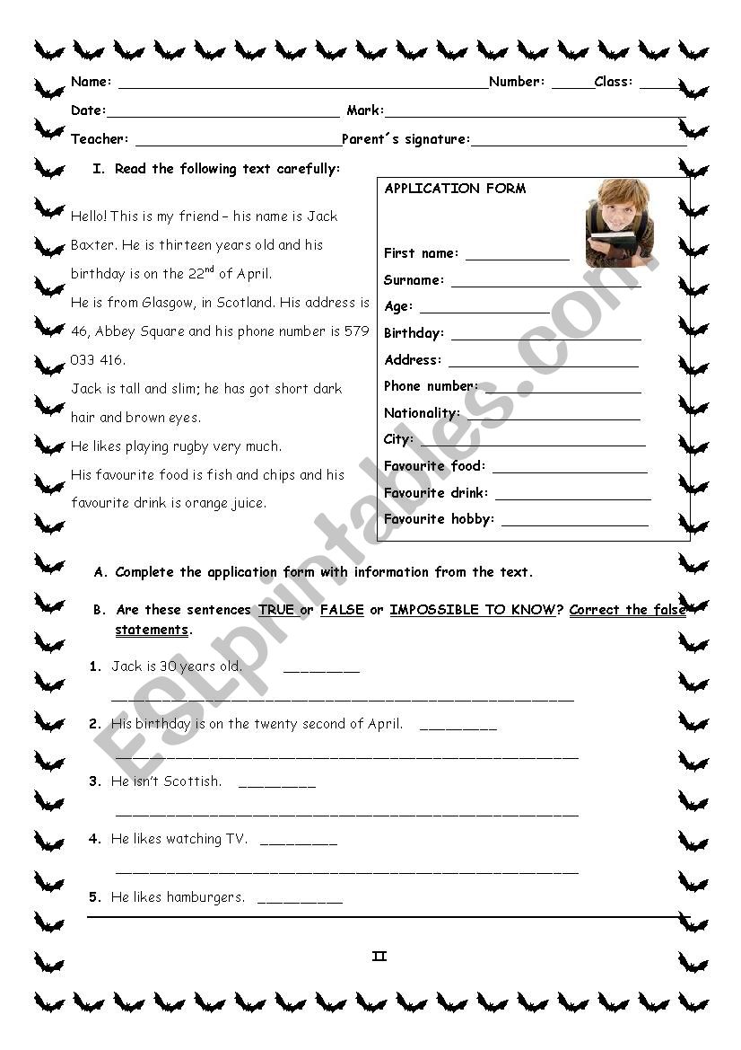 6th graders worksheet worksheet