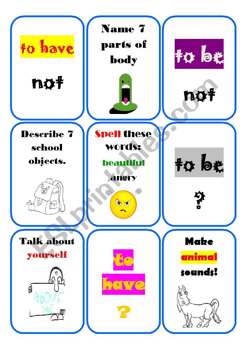 Revision game for children - part 5 (editable)