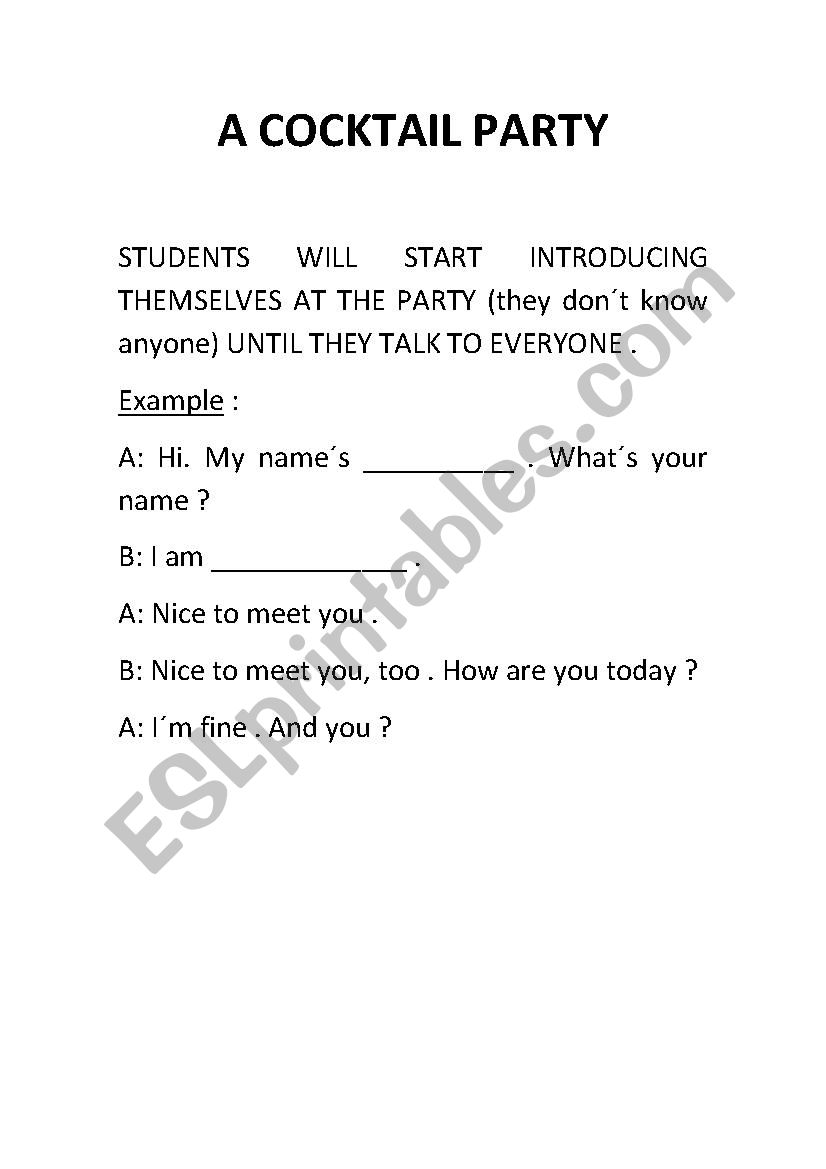 Chat Session  worksheet