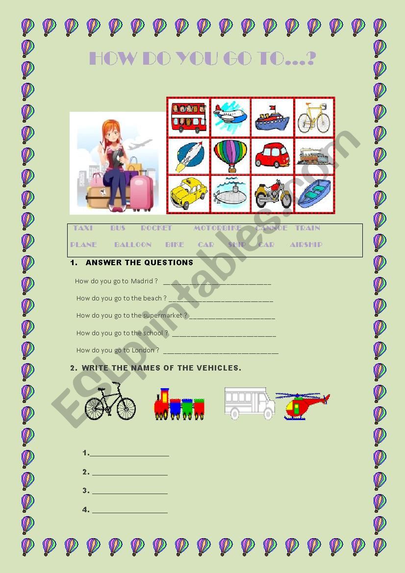 How do you go to   ? worksheet