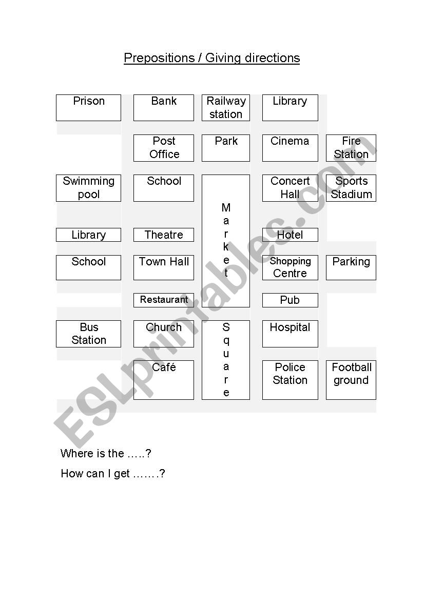 Prepositions/Giving directions