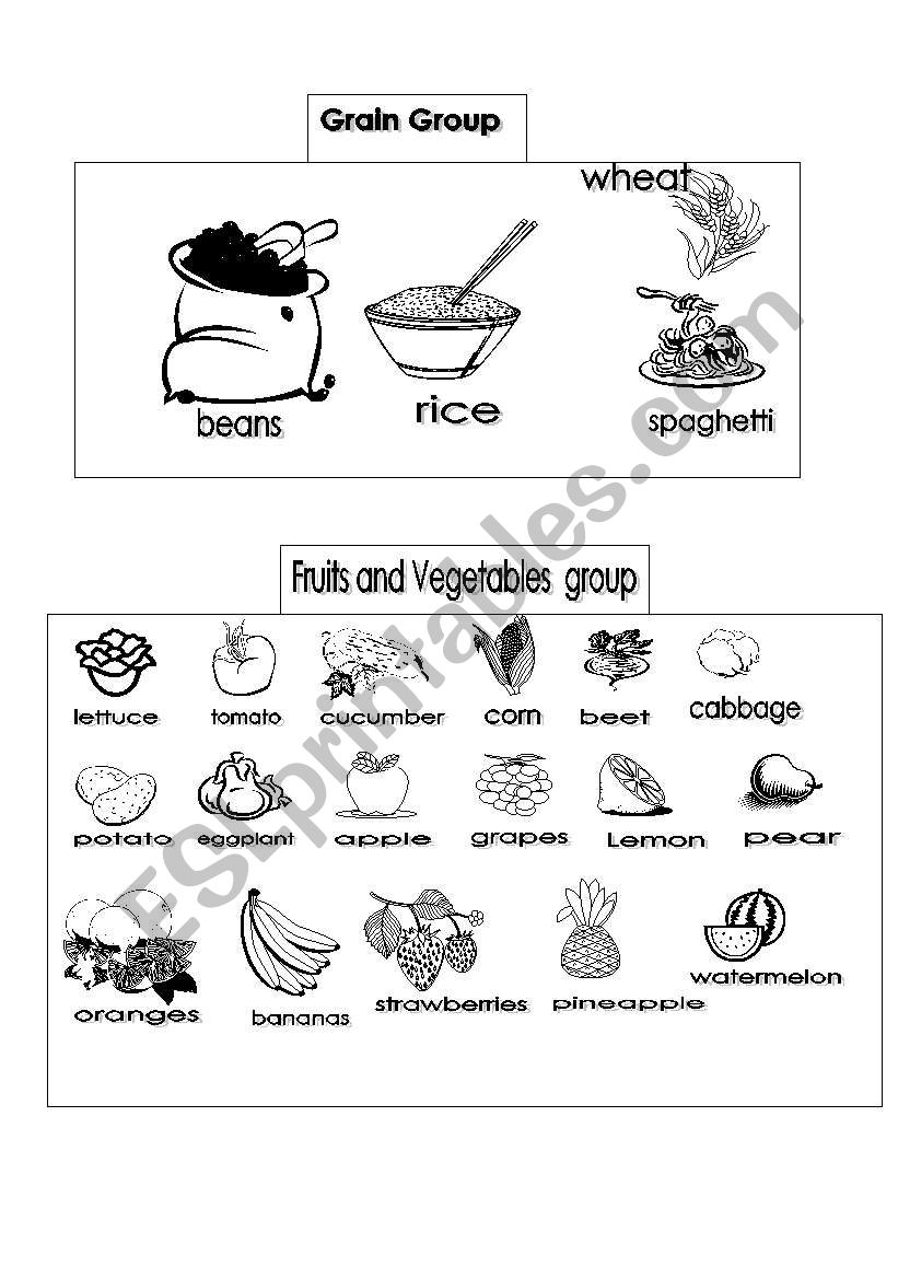 More about  Food worksheet